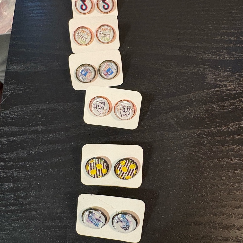 Homemade Earrings Lot of 6